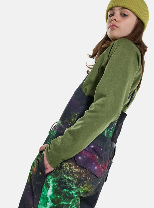 Burton Kid's Skylar Snow Bib Painted Planets 17150107962