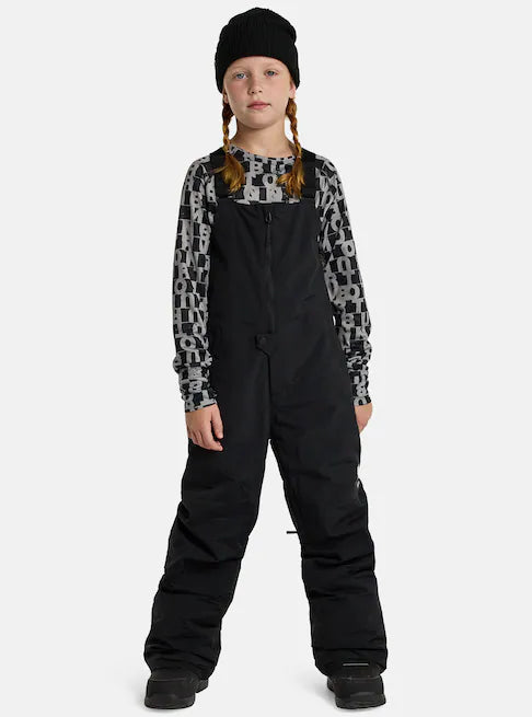 Burton Kids' Skylar 2L Bib Pants (6-16 Years) True Black 1715010800
