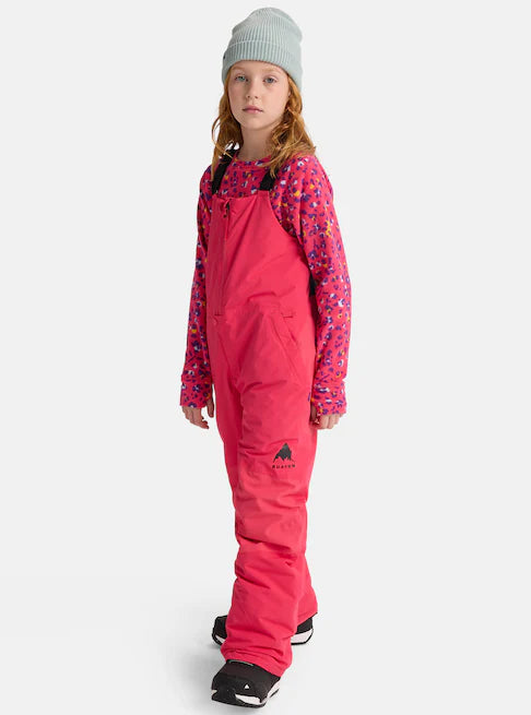 Burton Kids' Skylar 2L Bib Pants (6-12 Years) Azalea Pink 1715018AGO