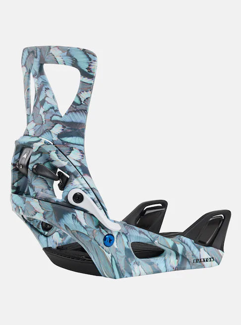 Burton Women's Step On® Re:Flex Snowboard Bindings Blue Butterflies 17284008402