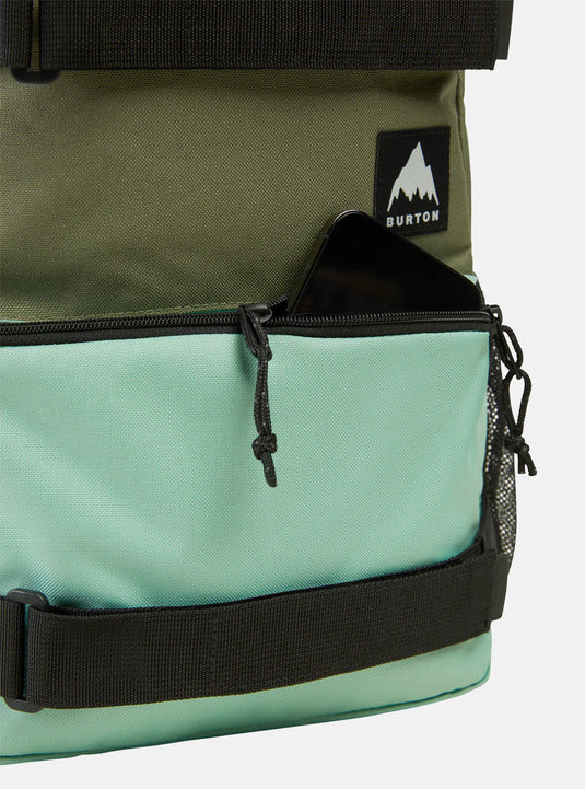 Burton Unisex Treble Yell 21L Backpack Forest Moss/Soft Sage 173831EE4BRG