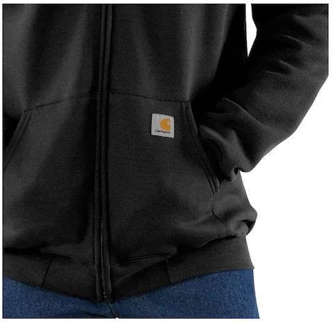 Load image into Gallery viewer, Carhartt Men's Marquette Full-Zip Sweatshirt Black K122-BLK
