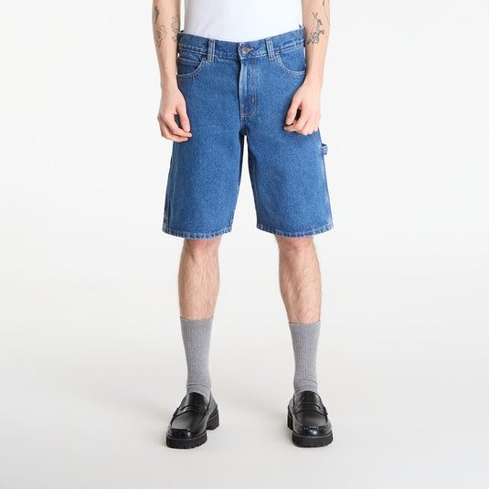 Dickies Men's 993 11-Inch Denim Carpenter Shorts Classic Blue DK0A88FCCLB