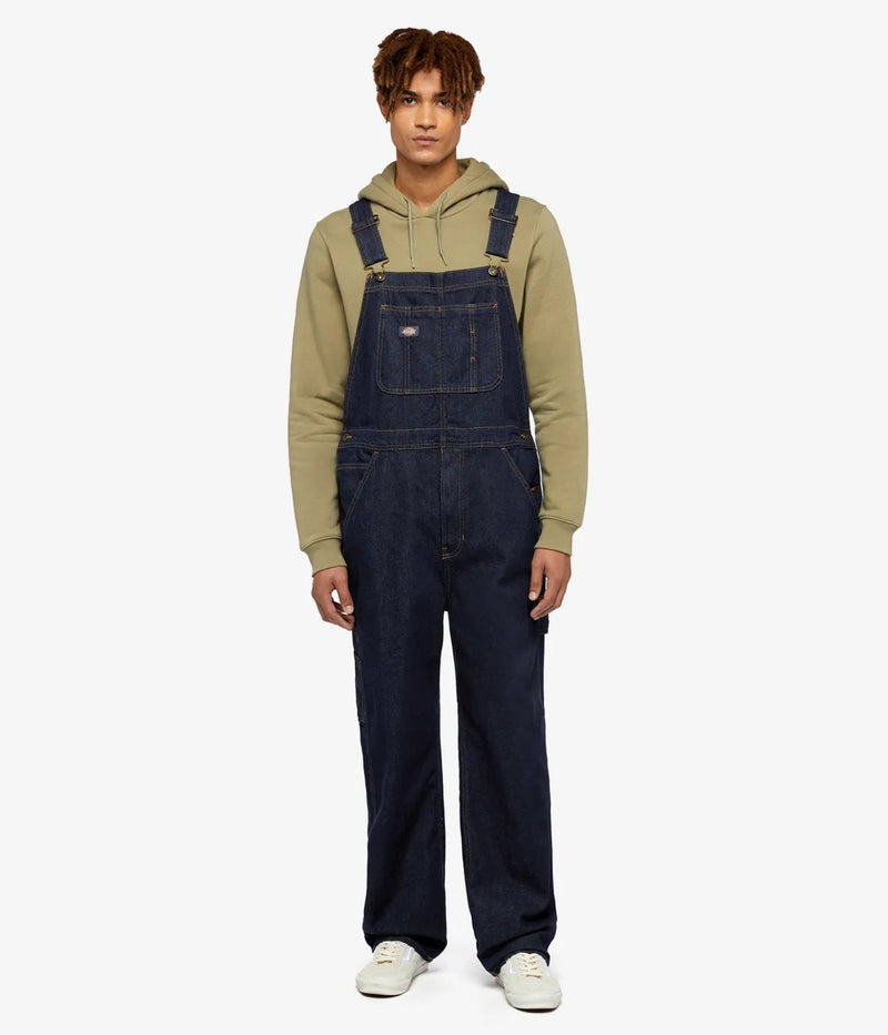 Load image into Gallery viewer, Dickies Men's Classic Denim Bib Rinsed DK0A4XYARIN
