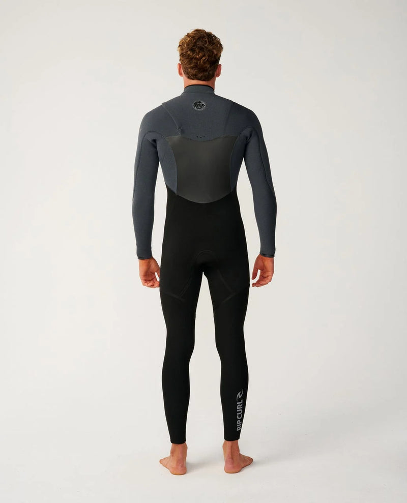 Load image into Gallery viewer, Rip Curl Men's Flashbomb 5/3 Chest Zip Steamer Wetsuit Charcoal Grey 17BMFS-0084
