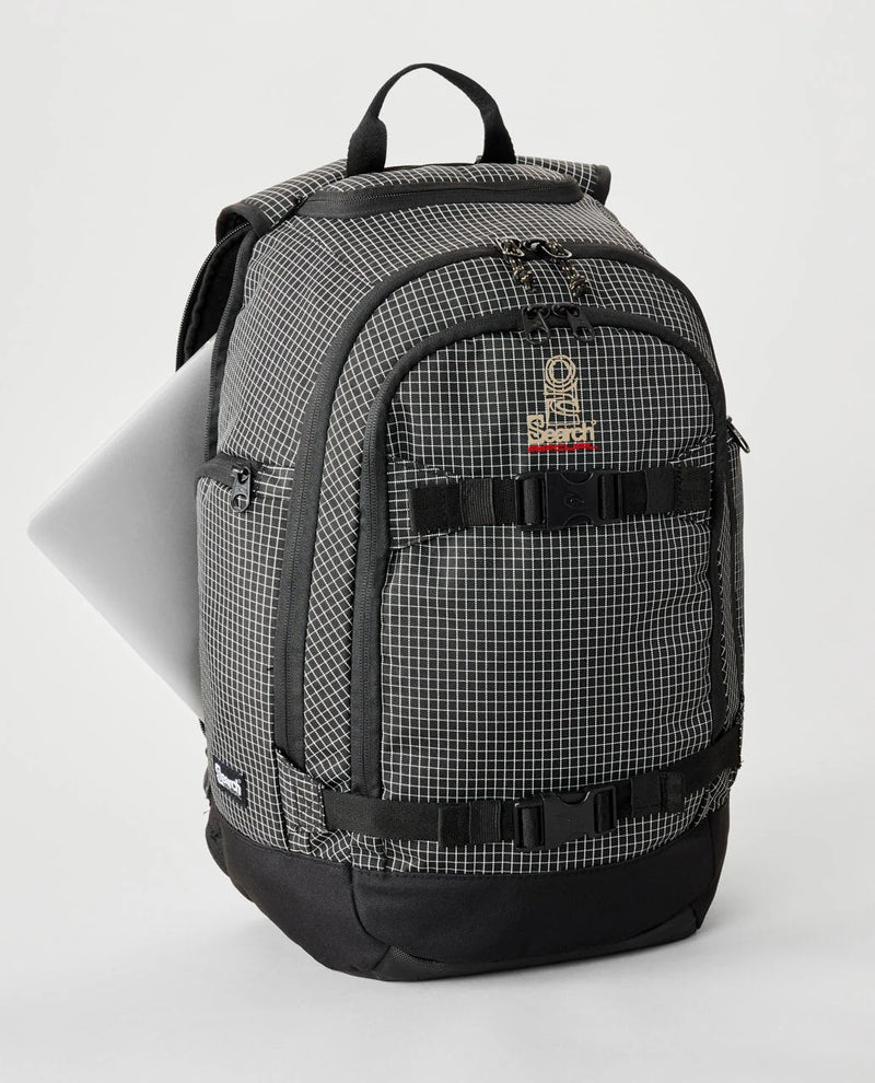 Load image into Gallery viewer, Rip Curl Unisex Posse Ripstop 33L Backpack Black/White 181MBA_0431
