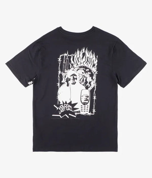 Volcom Men's Last Call T-Shirt Black A3532605-BLK