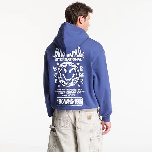 Vans Men's World Intl Pullover True Navy VN0010GH5TU