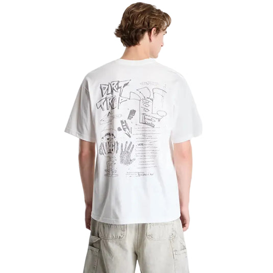 Vans Men's Dirt Trip T-Shirt White VN000X02WHT