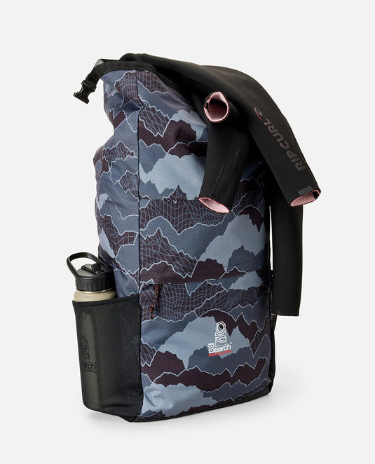 Rip Curl Unisex Surf Series 25L Ventura Search Backpack Grey 18GMBA_0080