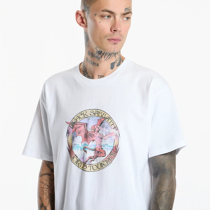 Load image into Gallery viewer, Vans Men's Black Sabbath Obi T-Shirt White VN001350WHT
