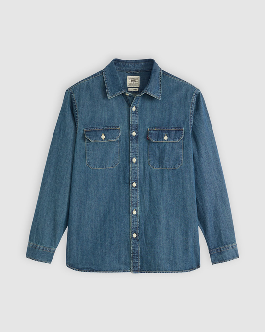 Levi's Mens' The Jackson Worker Shirt Light Blue 195730269