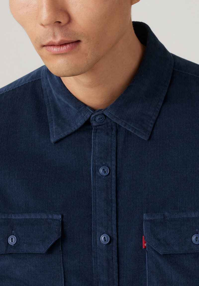 Load image into Gallery viewer, Levi&#39;s Mens&#39; Jackson Worker Corduroy Overshirt Blue 195730276
