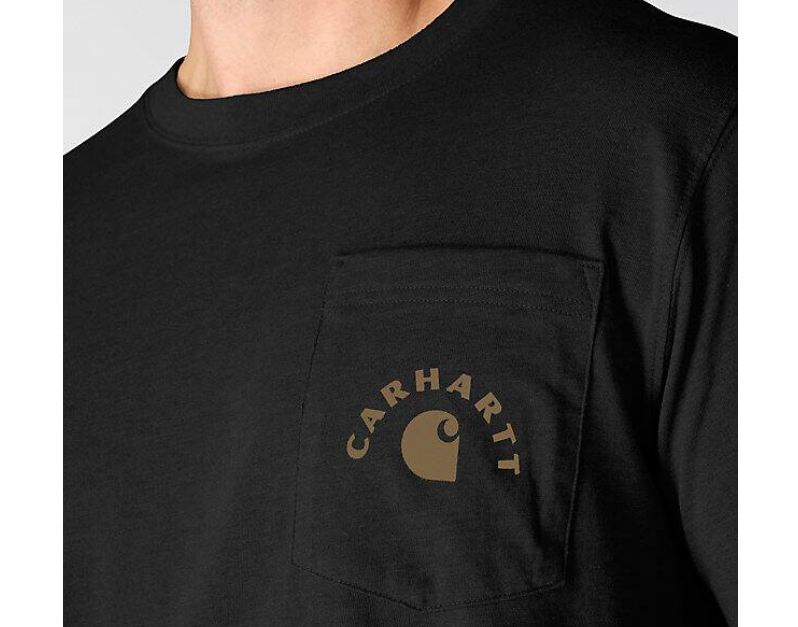 Load image into Gallery viewer, Carhartt Men's Irvine Relaxed Work T-Shirt Black 107317-N04
