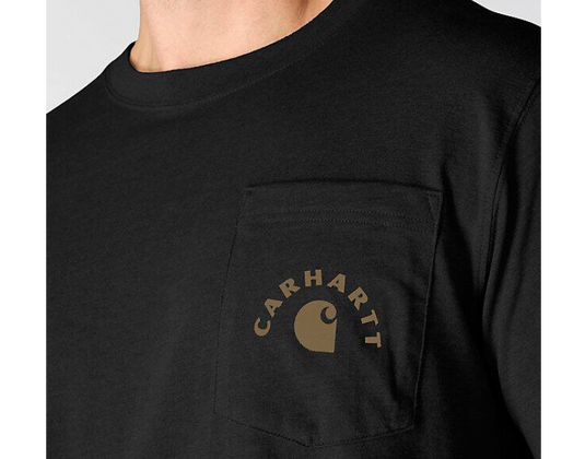 Carhartt Men's Irvine Relaxed Work T-Shirt Black 107317-N04