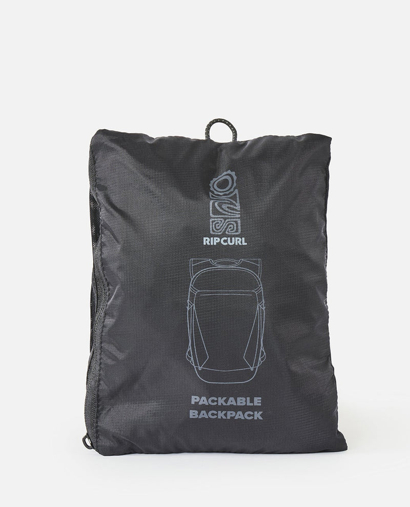 Load image into Gallery viewer, Rip Curl Unisex S-Series Packable 25L Backpack Black 1A3MBA-0090
