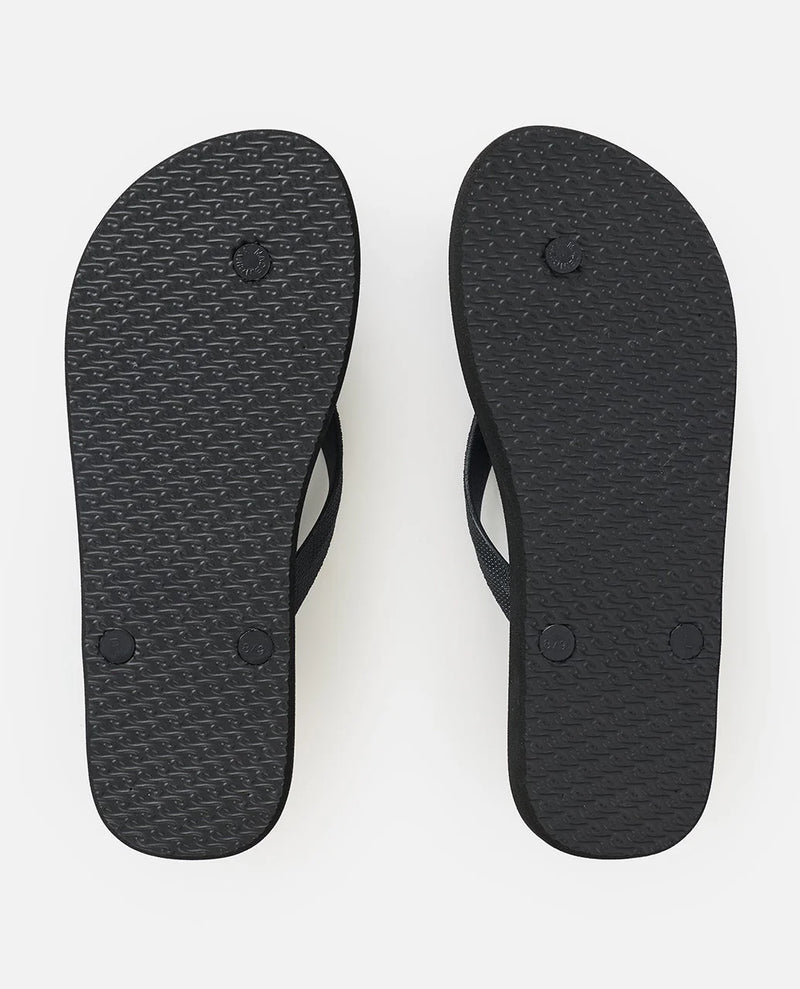 Load image into Gallery viewer, Rip Curl Men's Icons of Surf Bloom Open Toe Sandals Black/Orange 1AKMOT_1163

