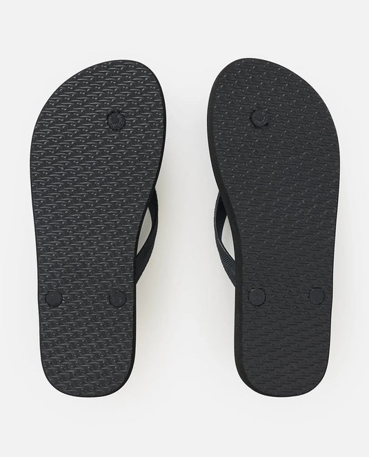 Rip Curl Men's Icons of Surf Bloom Open Toe Sandals Black/Orange 1AKMOT_1163