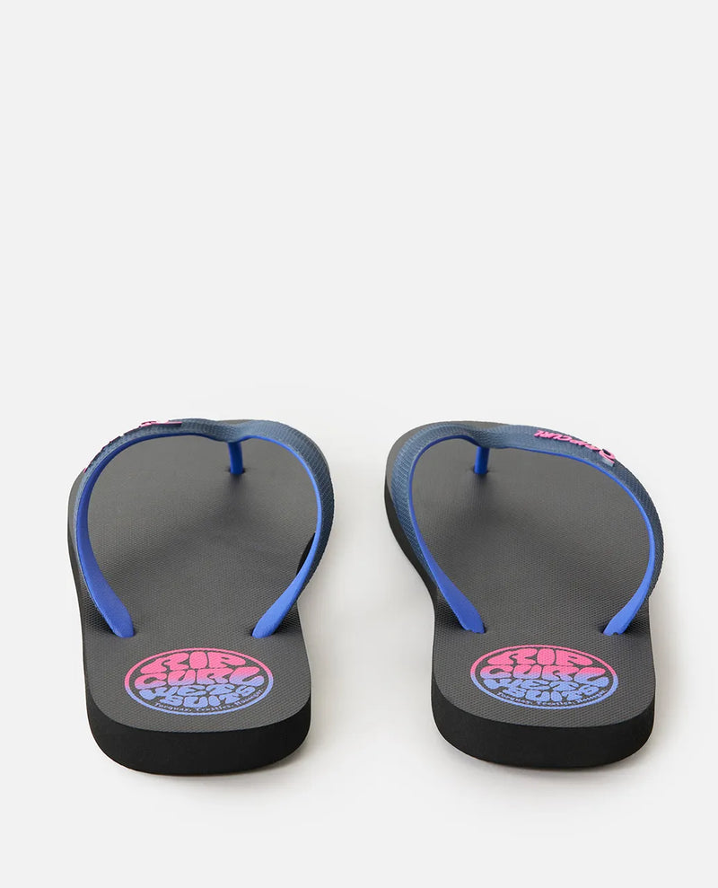 Load image into Gallery viewer, Rip Curl Men&#39;s Wetty Fade Bloom Open Toe Flip Flops Navy 1C5MOT-0049
