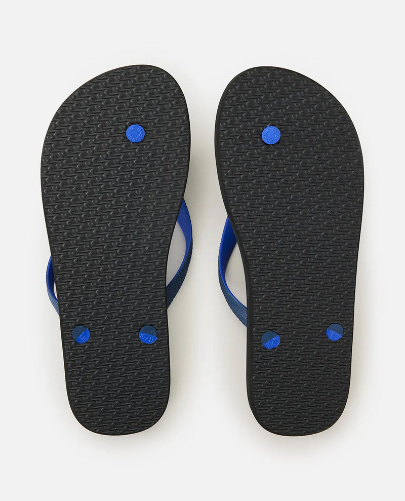 Load image into Gallery viewer, Rip Curl Men&#39;s Wetty Fade Bloom Open Toe Flip Flops Navy 1C5MOT-0049
