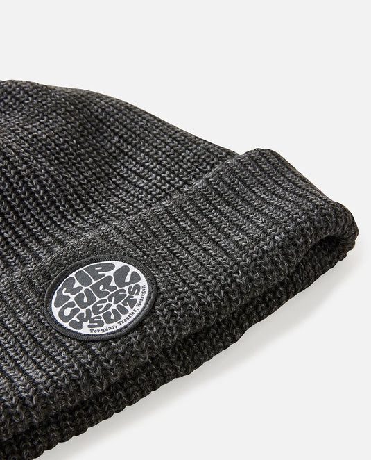 Rip Curl Unisex Icons Reg Beanie Black 1C8MHE-0090