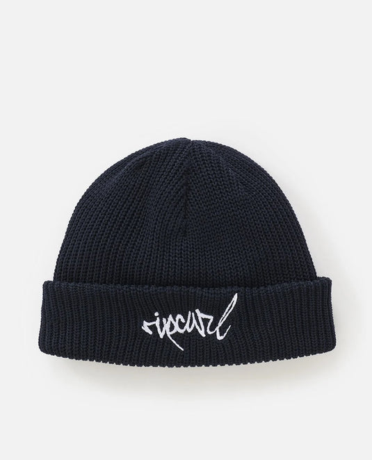 Rip Curl Unisex Icons Reg Beanie Washed Black 1C8MHE-8264