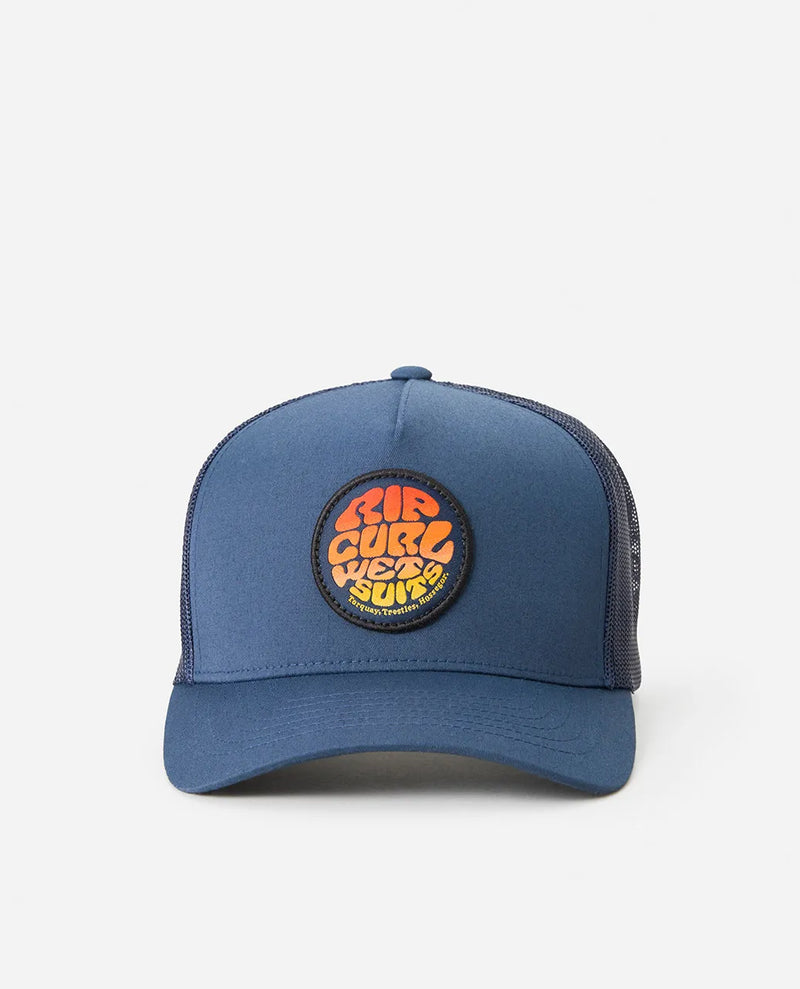 Load image into Gallery viewer, Rip Curl Men&#39;s Wetsuit Icon Trucker Cap Dark Navy 1CHMHE-0291
