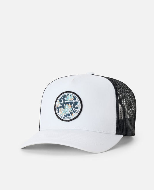 Rip Curl Unisex Wetsuit Icon Trucker Cap Bone 1CHMHE-3021