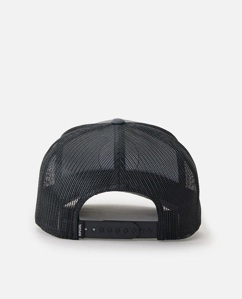 Load image into Gallery viewer, Rip Curl Men&#39;s Wetsuit Icon Trucker Cap Washed Black 1CHMHE-8264
