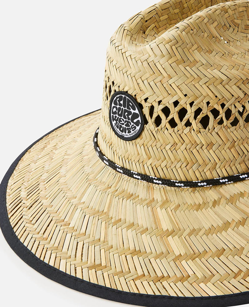 Load image into Gallery viewer, Rip Curl Unisex Logo Straw Hat Natural 1CTMHE_0031

