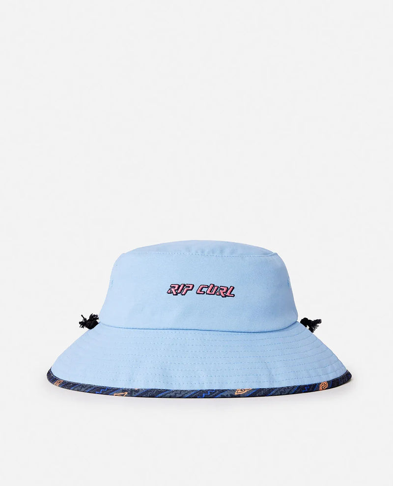 Load image into Gallery viewer, Rip Curl Kid&#39;s Combo Mid Brim Hat Blue Lagoon 1DEBHE-3038
