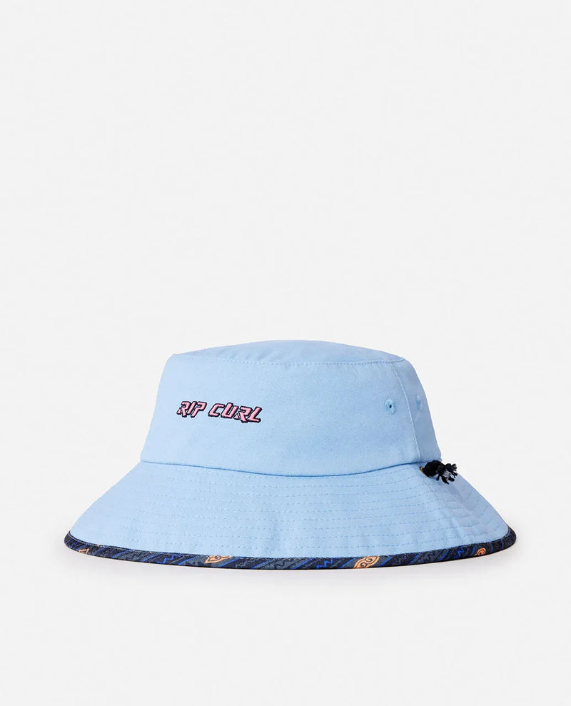 Load image into Gallery viewer, Rip Curl Kid&#39;s Combo Mid Brim Hat Blue Lagoon 1DEBHE-3038
