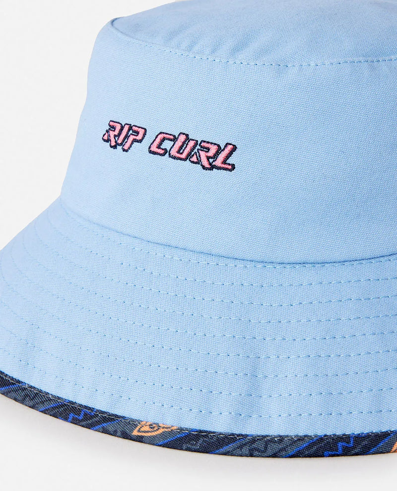 Load image into Gallery viewer, Rip Curl Kid&#39;s Combo Mid Brim Hat Blue Lagoon 1DEBHE-3038
