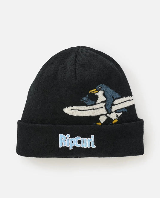 Rip Curl Kid's Sessions Beanie Washed Black 1EDBHE-8264