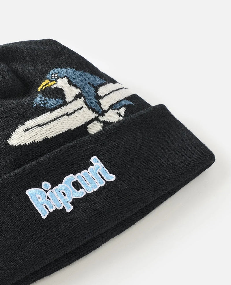 Load image into Gallery viewer, Rip Curl Kid's Sessions Beanie Washed Black 1EDBHE-8264
