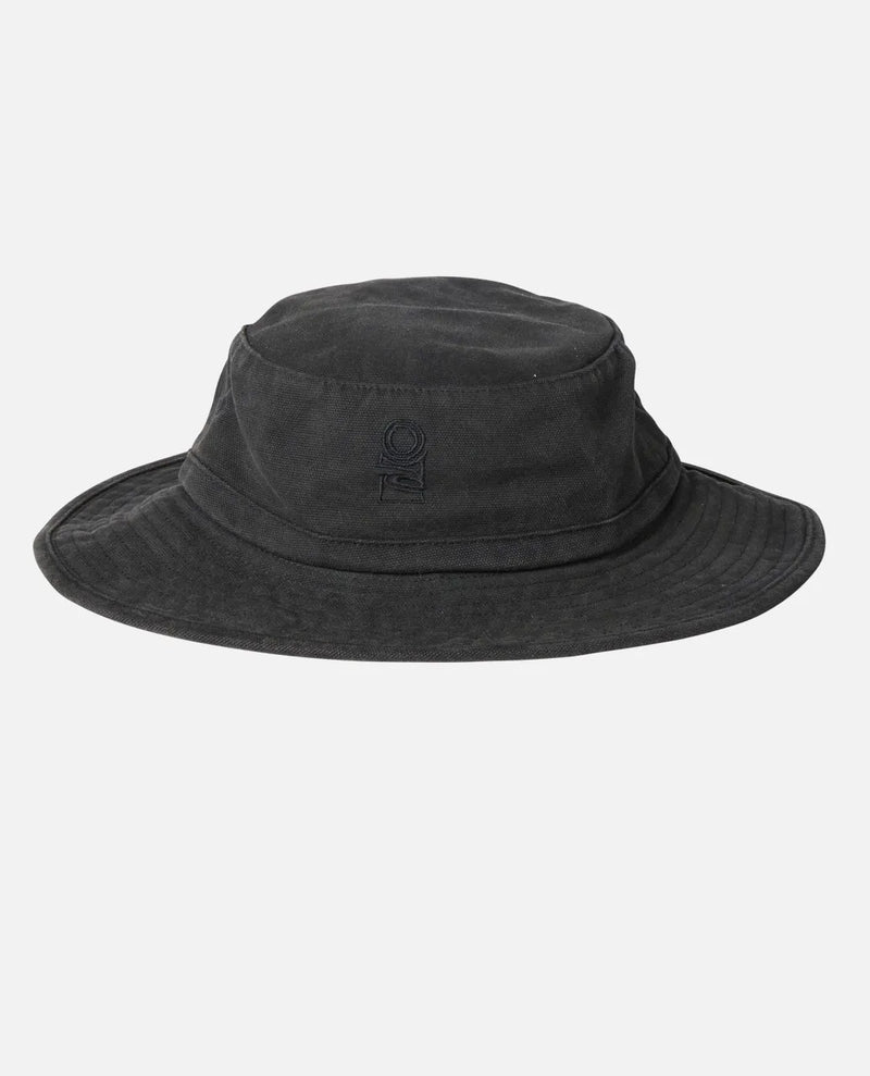 Load image into Gallery viewer, Rip Curl Men&#39;s Search Canvas Wide Brim Hat Black 1FYMHE-0090
