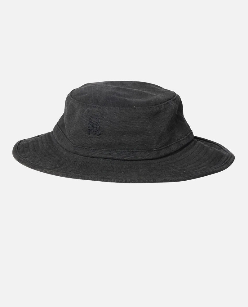 Load image into Gallery viewer, Rip Curl Men&#39;s Search Canvas Wide Brim Hat Black 1FYMHE-0090
