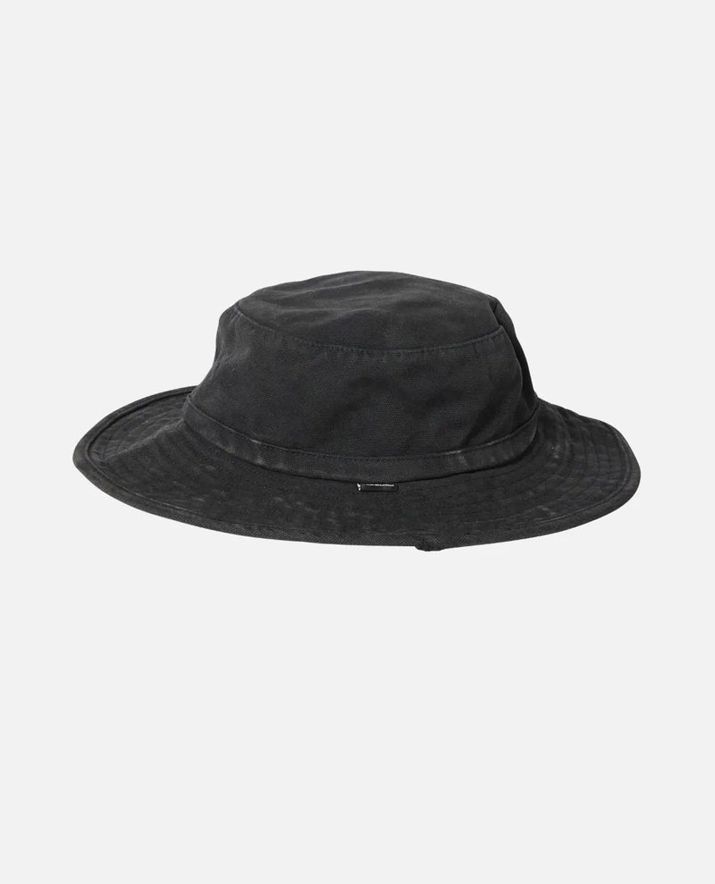 Load image into Gallery viewer, Rip Curl Men&#39;s Search Canvas Wide Brim Hat Black 1FYMHE-0090
