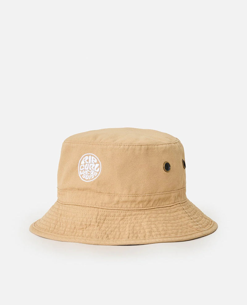 Load image into Gallery viewer, Rip Curl Unisex Wetty Icon Bucket Hat Khaki 1G9MHE_0064
