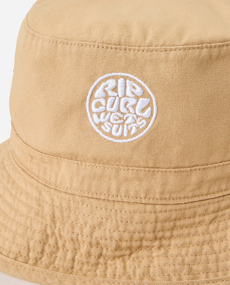 Load image into Gallery viewer, Rip Curl Unisex Wetty Icon Bucket Hat Khaki 1G9MHE_0064
