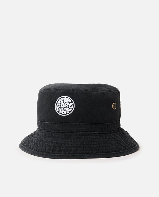 Rip Curl Unisex Wetty Icon Bucket Hat Black 1G9MHE_0090