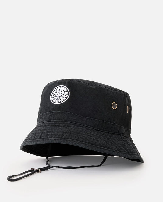 Rip Curl Unisex Wetty Icon Bucket Hat Black 1G9MHE_0090