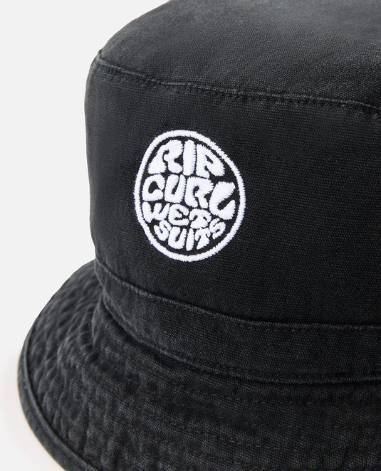 Rip Curl Unisex Wetty Icon Bucket Hat Black 1G9MHE_0090