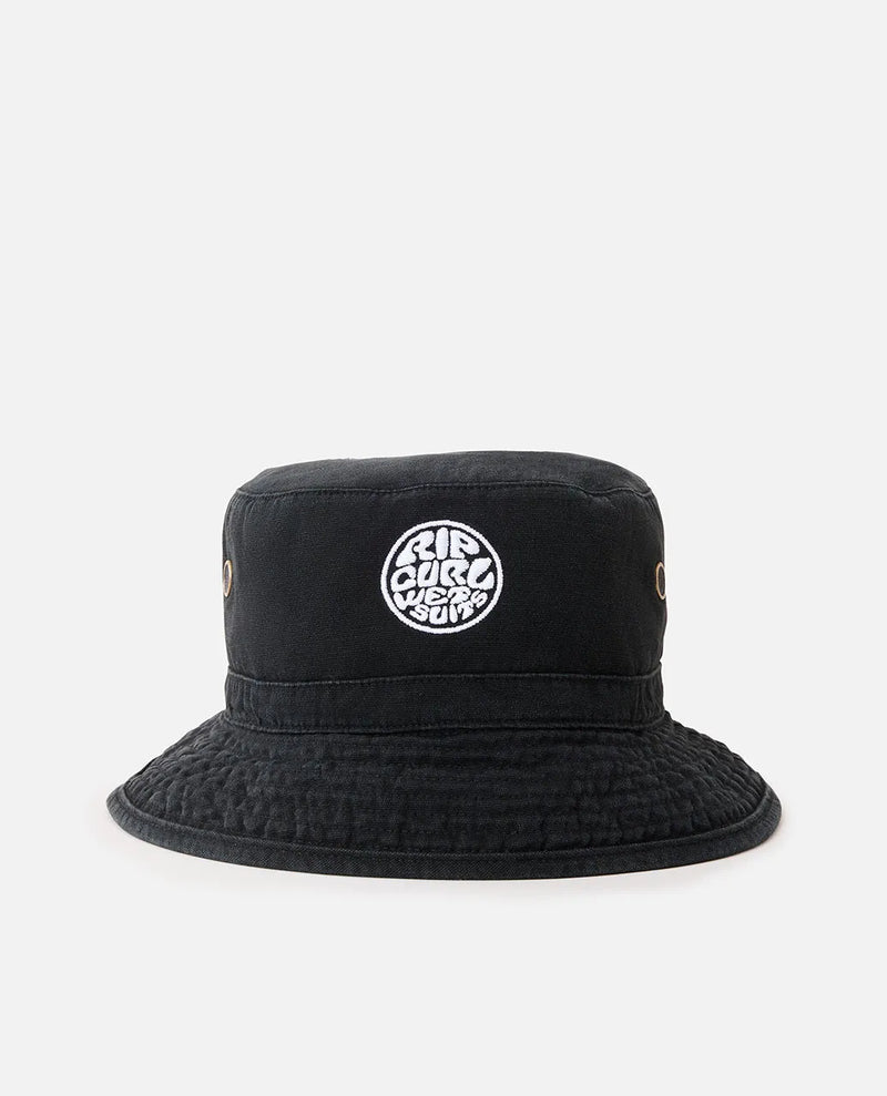 Load image into Gallery viewer, Rip Curl Men&#39;s Wetty Icon Bucket Hat Black 1G9MHE-0090
