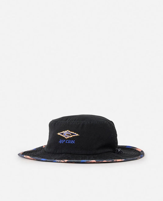 Rip Curl Men's Weekender Mid Brim Hat Black 1GAMHE-0090