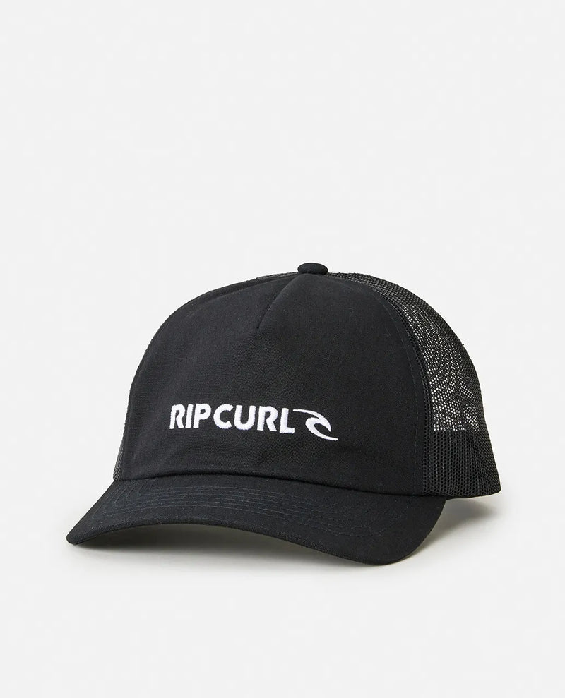 Load image into Gallery viewer, Rip Curl Men&#39;s Brand Icon Trucker Cap Black 1H7MHE-0090
