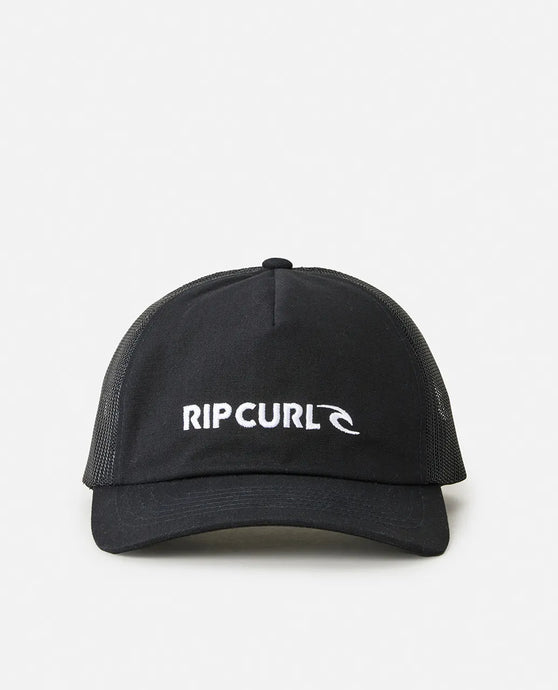 Rip Curl Men's Brand Icon Trucker Cap Black 1H7MHE-0090