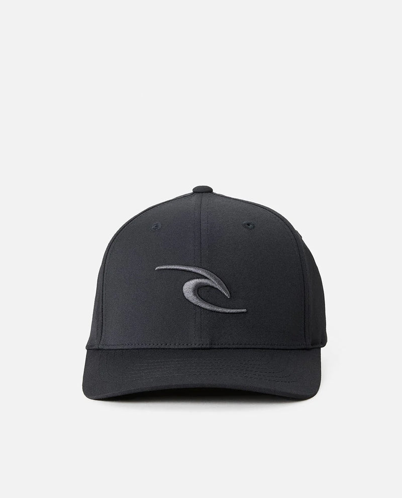 Load image into Gallery viewer, Rip Curl Unisex Tepan 2.0 Flexfit Cap Black 1I6MHE_0090
