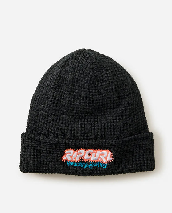 Rip Curl Men's Raw Energy Reg Beanie Black 1ILMHE-0090