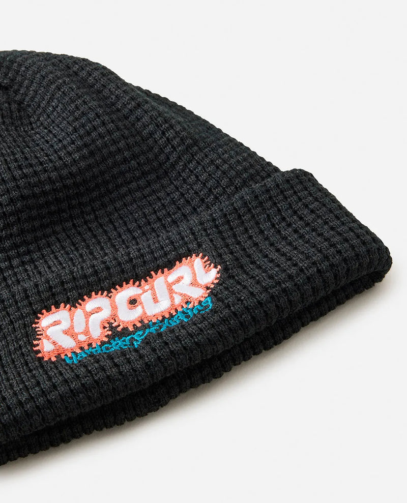 Load image into Gallery viewer, Rip Curl Men&#39;s Raw Energy Reg Beanie Black 1ILMHE-0090
